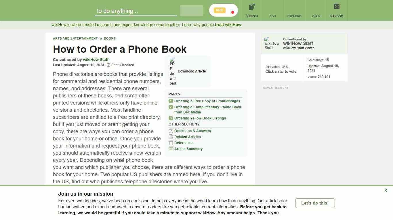 How to Order a Phone Book: 8 Steps (with Pictures) - wikiHow